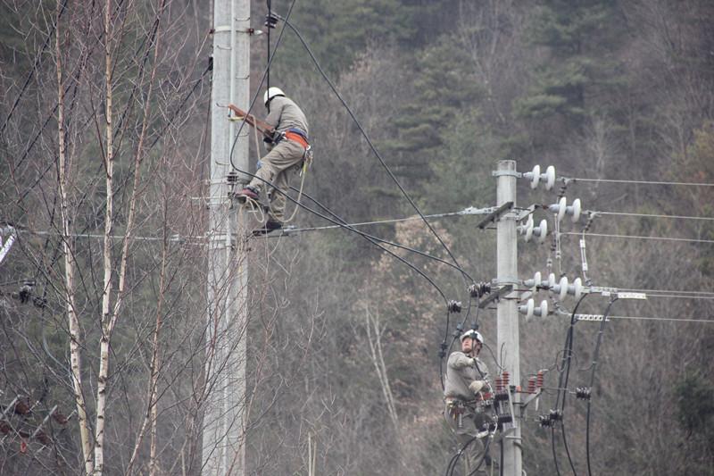 陜西地電留壩供電分公司：實(shí)施農(nóng)石線、索道線分網(wǎng)改造