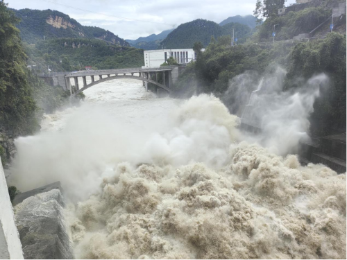 沙阡水電站迎戰(zhàn)歷史最大洪峰流量