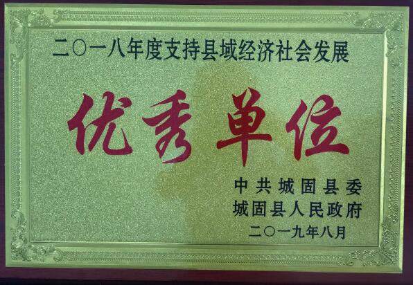 城固供電分公司獲支持縣域經濟建設社會發(fā)展優(yōu)秀單位稱號